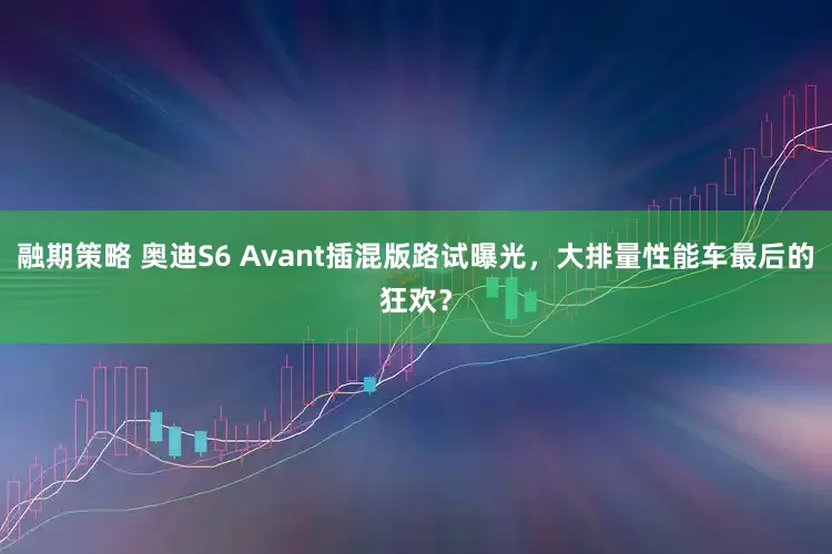 融期策略 奥迪S6 Avant插混版路试曝光，大排量性能车最后的狂欢？
