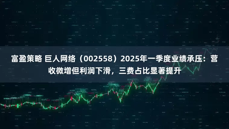 富盈策略 巨人网络（002558）2025年一季度业绩承压：营收微增但利润下滑，三费占比显著提升