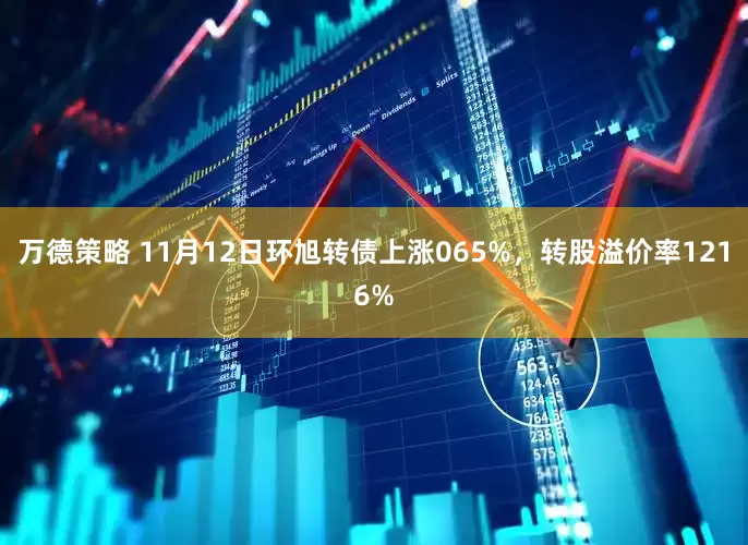 万德策略 11月12日环旭转债上涨065%，转股溢价率1216%