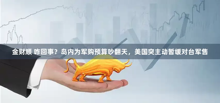 金财顺 咋回事？岛内为军购预算吵翻天，美国突主动暂缓对台军售